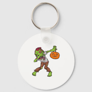 Llavero Diseño de Dabbing Zombie Halloween Dab Funny Gift