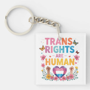Llavero Diseño de Derechos Trans como Derechos Humanos L