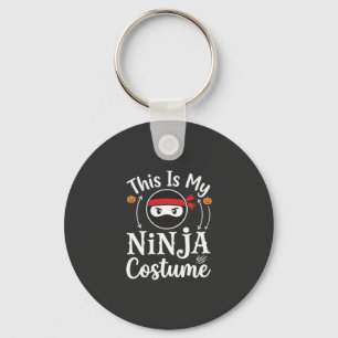 Llavero Diseño de disfraz de ninja divertido para Hallowee
