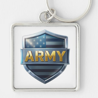 Llavero Diseño de Emblema del EJÉRCITO