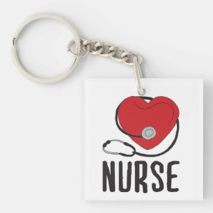 Llavero Diseño de enfermeras de enfermería amigos de enfer