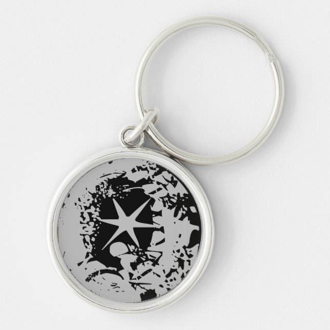 LLAVERO DISEÑO DE ESTILO DE ARTE KEYCHAIN (Frente)