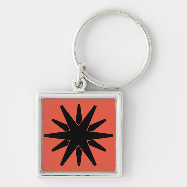 LLAVERO DISEÑO DE ESTILO DE ARTE KEYCHAIN (Frente)