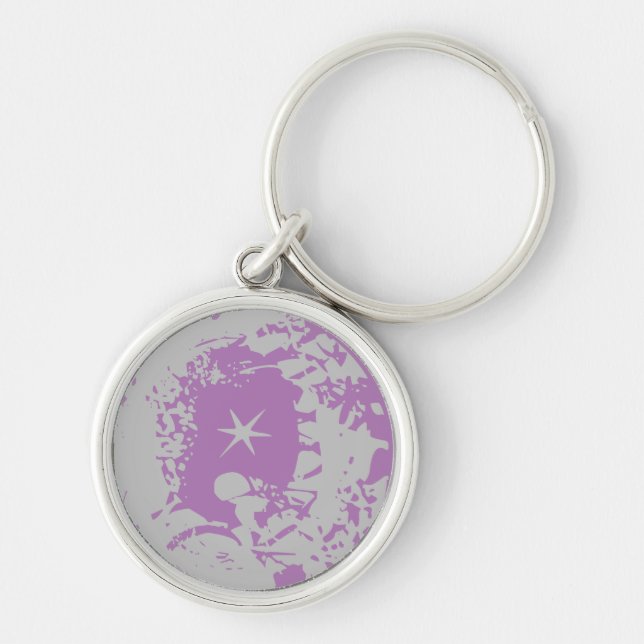 LLAVERO DISEÑO DE ESTILO DE ARTE KEYCHAIN (Frente)