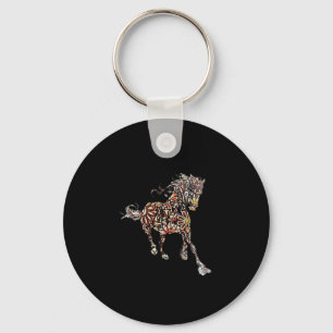 LLAVERO DISEÑO DE ESTILO DE ARTE KEYCHAIN