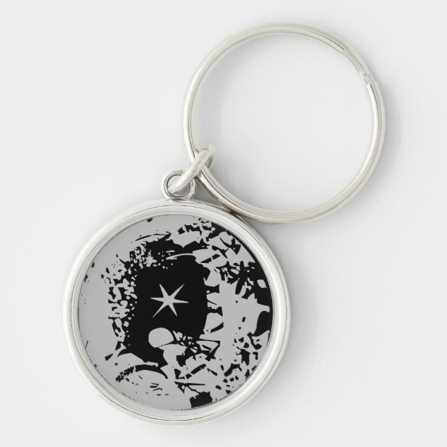 LLAVERO DISEÑO DE ESTILO DE ARTE KEYCHAIN (Frente)