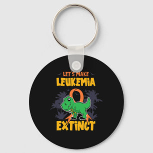 Llavero Diseño de extinción de leucemia por diversión