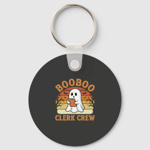 Llavero Diseño de fantasma de Halloween de Booboo Clerk Cr