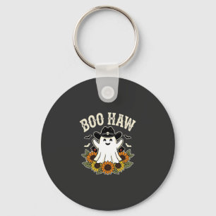 Llavero Diseño de fantasma de Halloween occidental Boo Haw