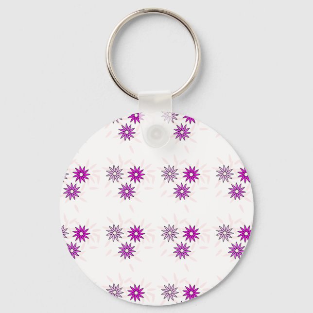 Llavero Diseño de flor cúpula (Anverso)