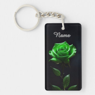 Llavero Diseño de Flor de Neón Vibrante