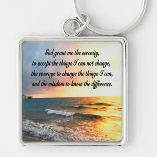 LLAVERO DISEÑO DE FOTOS SERENE SERENITY PRAYER SUNRISE