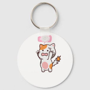 Llavero diseño de gato bonito frustrado   ¡Hazte con una e