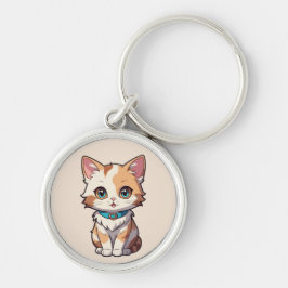 Llavero Diseño de gato encantadoramente lindo