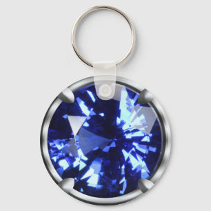 Llavero Diseño de Gema Azul