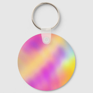 Llavero Diseño de gradiente de color iridiscente pastel
