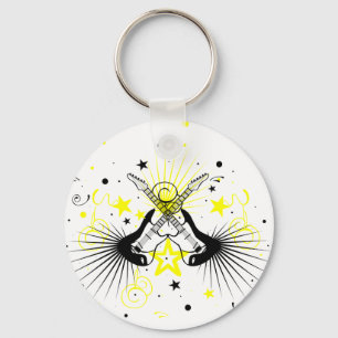 Llavero Diseño de guitarra