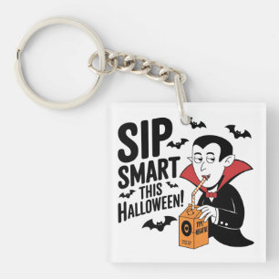 Llavero Diseño de Halloween con tema de vampiros divertido