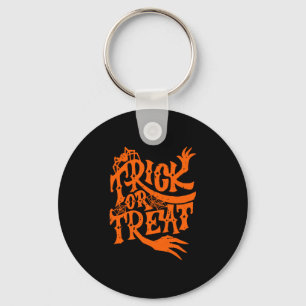Llavero Diseño de Halloween con trucos o trucos