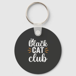 Llavero Diseño de Halloween del Black Cat Club