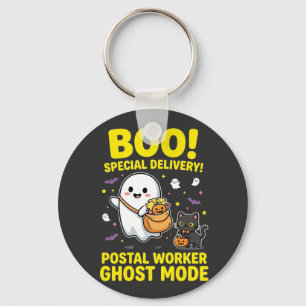 Llavero Diseño de Halloween del modo fantasma del trabajad