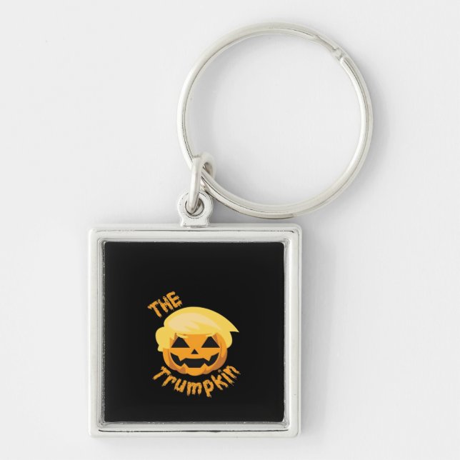 Llavero Diseño de Halloween para calabaza de Trumpkin - Di (Frente)