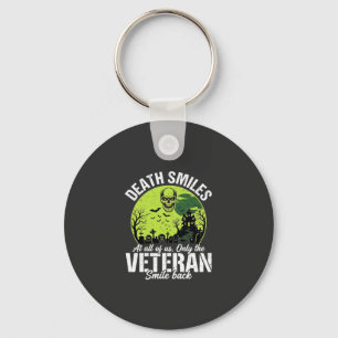 Llavero Diseño de Halloween Sonríe la Muerte Veterano_1