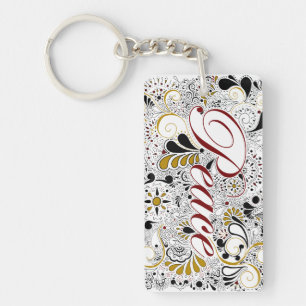 Llavero Diseño de Henna Paz