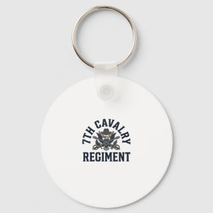 Llavero Diseño de impresión de pecho del regimiento de cab