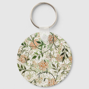 Llavero Diseño de jardín de flores de jazmín de William Mo