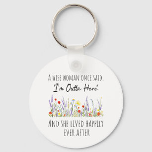 Llavero Diseño de jubilación para mujeres - Inspirador div