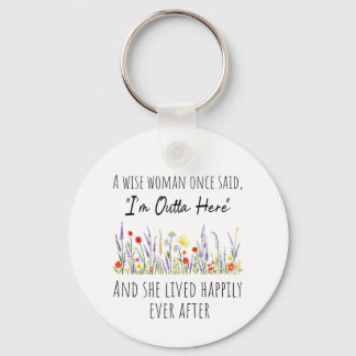 Llavero Diseño de jubilación para mujeres - Inspirador div