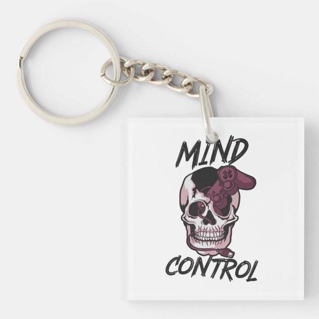 Llavero Diseño de juegos de control mental (Frente)