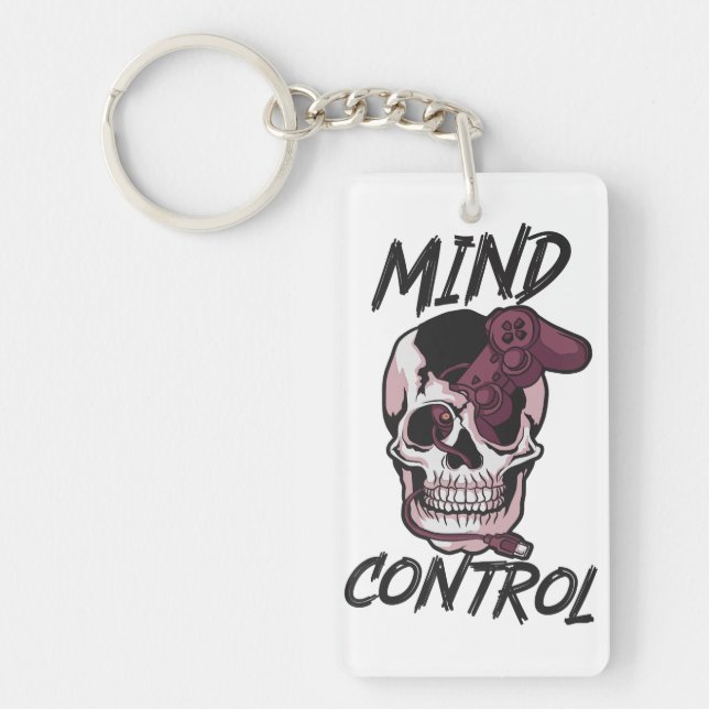 Llavero Diseño de juegos de control mental (Frente)
