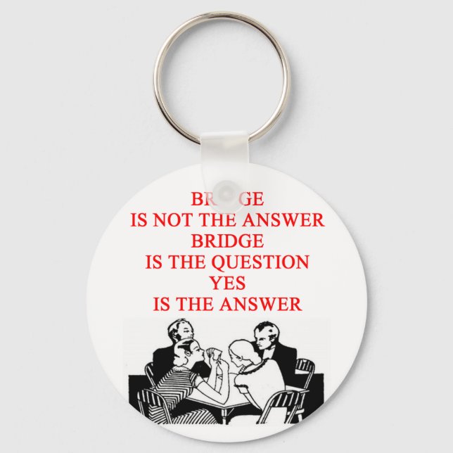 Llavero diseño de jugador de puente (Anverso)