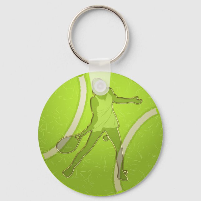 LLAVERO DISEÑO DE JUGADORES DE TENIS (Anverso)