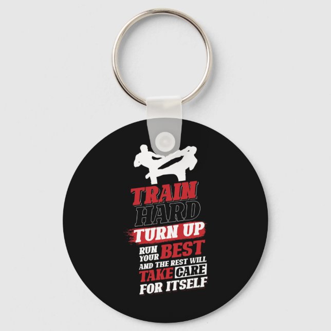 Llavero Diseño de Kickboxing Cardio para Kickboxer  (Anverso)