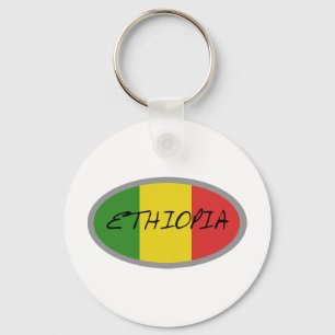 Llavero ¡Diseño de la bandera de Etiopía!