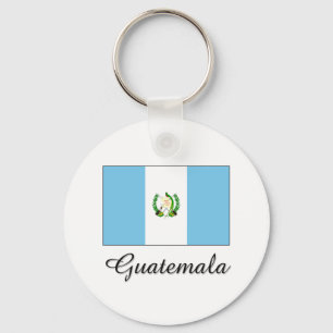 Llavero Diseño de la bandera de Guatemala