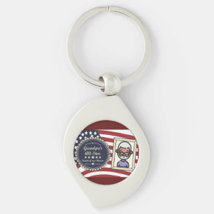 Llavero Diseño de la bandera de los Estados Unidos para el