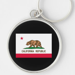 Llavero Diseño de la bandera del estado de California