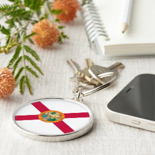 Llavero Diseño de la bandera del estado de la Florida
