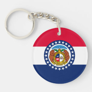 Llavero Diseño de la bandera del estado de Missouri