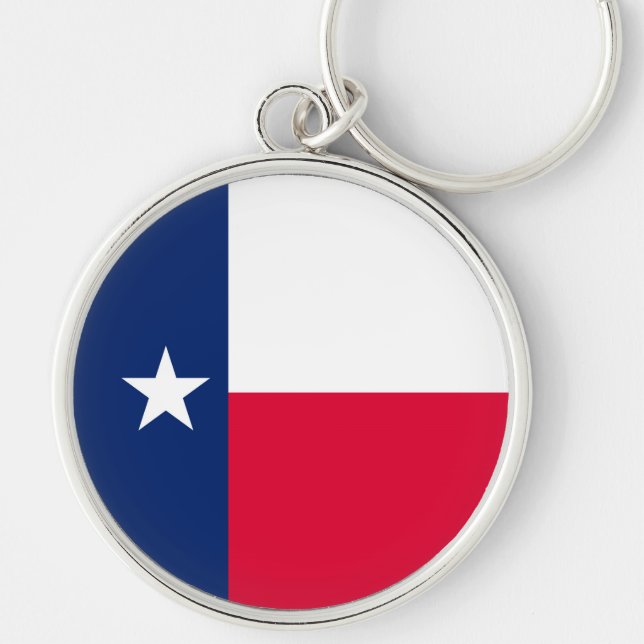 Llavero Diseño de la bandera del estado de Texas (Frente)