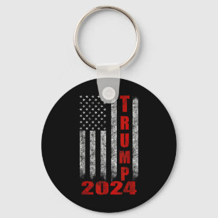 Llavero Diseño de la bandera estadounidense Trump 2024