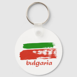 Llavero Diseño de la bandera grunge búlgara