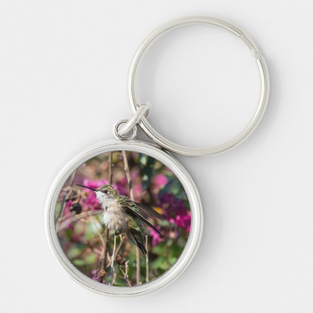 Llavero Diseño de la cadena de claves Hummingbird #8401 (Frente)