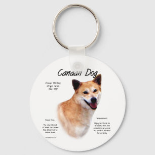 Llavero Diseño de la historia del perro en Canaán