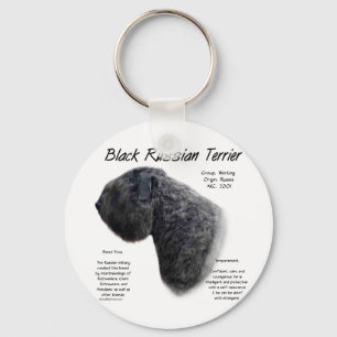 Llavero Diseño de la historia del territorio ruso negro