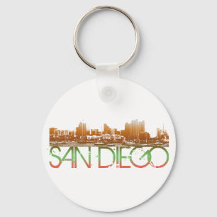 Llavero Diseño de la línea aérea de San Diego